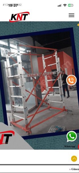 Kiralık pilatform mellif makasli platform iskele merdiven