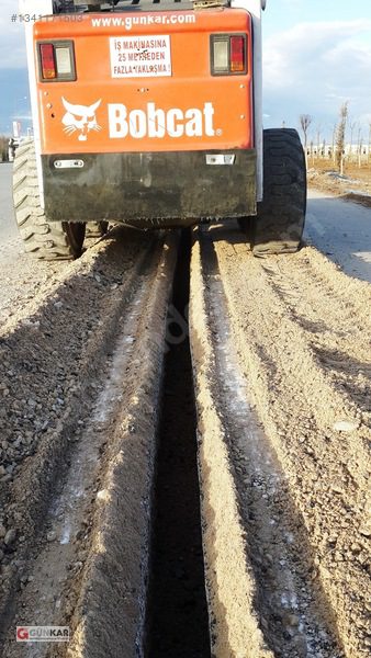 Kiralık Bobcat Asfaltta-Betonda Kanal Açma Makinası Trencher...