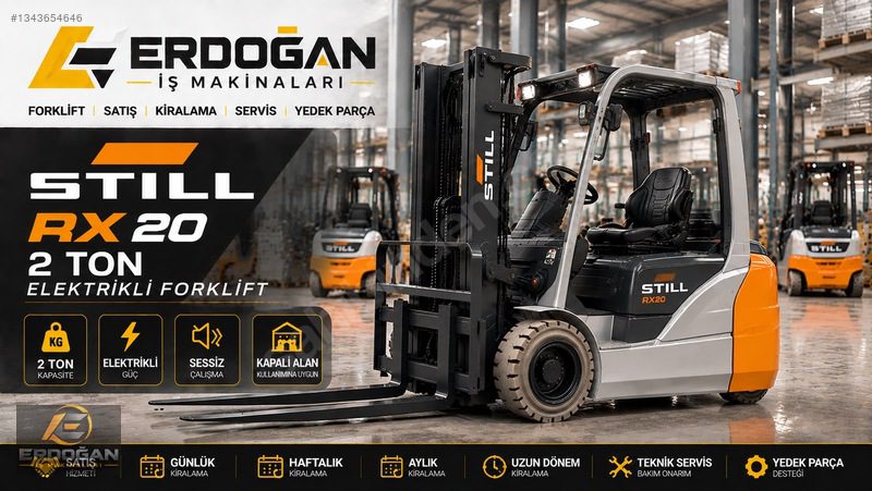 Still RX20 Elektrikli Forklift 2 Ton-Kiralık