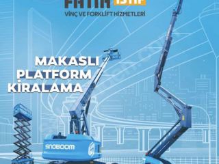 Kiralık / Satılık Makaslı Platform - Eklemli Platform