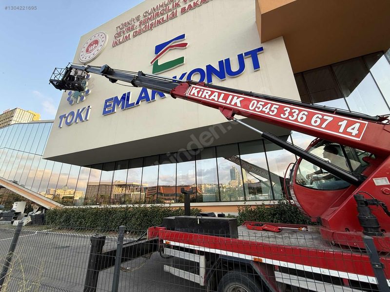 Ümraniye Ataşehir Kadıköy Maltepe Sepetli Vinç Kiralama