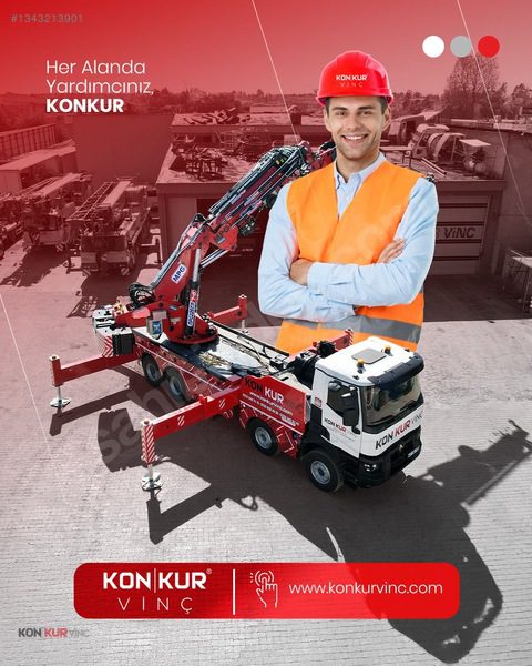 Kon-Kur Vinç'ten Kiralık 75 Tonluk Vinç