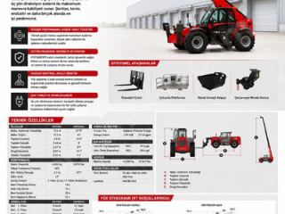 4 Ton Telehandler Gebze-Balçık-Pelitli-Orhanlı