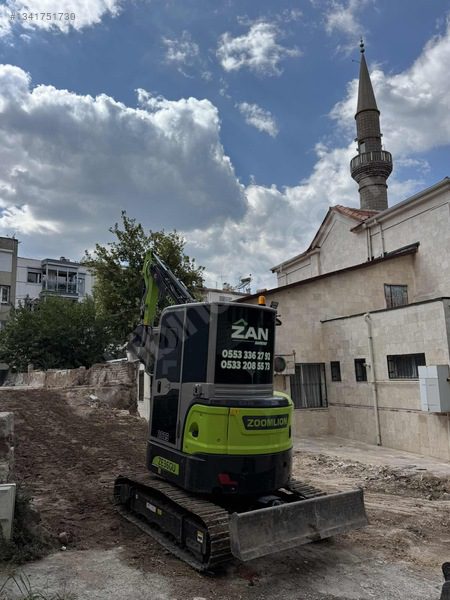 Zan Hafriyattan Kiralık 4 Ton Mini Ekskavatör