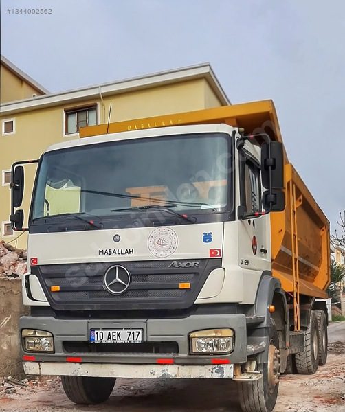 Kiralık Çift Çeker Hafriyat Kamyonu Mercedes Balıkesir Axor