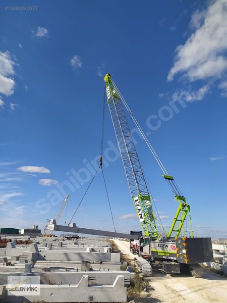 KİRALIK Kafes Bomlu Paletli Vinç 100 Tonluk VİNÇ Kiralık