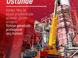 Kon-Kur Vinç'ten Kiralık 220 Tonluk Kiralık Vinç